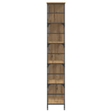 Bookshelf Artisan oak 78.5 x 33 x 188.5 cm metal PB 8010896