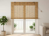 Roller Blind Brown 120 x 220 cm Reed 42034661