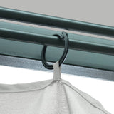 Gazebo with Curtain 300x300 cm Cream Aluminium 48042