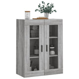 Wall Mounted Cabinet Grey Sonoma 69.5x34x90 cm 828498
