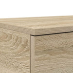 ZNTS Bed Drawers Sonoma Oak 120x36.5x16.5 cm Engineered Wood 866941