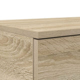 ZNTS Bed Drawers Sonoma Oak 120x36.5x16.5 cm Engineered Wood 866941