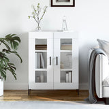 Sideboard High Gloss White 69.5x34x90 cm Engineered Wood 827798