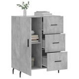 Sideboard Concrete Grey 69.5x34x90 cm Engineered Wood 827936