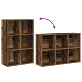 Book Cabinet/Sideboard Old Wood 66x30x98 cm Engineered Wood 855826