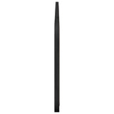 Headboard with Headboard Black 200 x 55 x 3 cm Rattan 42011573
