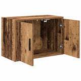 Garage Wall Cabinets 2 pcs Old Wood Engineered Wood 860658