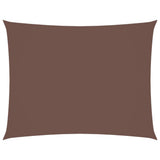 Sunshade Sail Oxford Fabric Rectangular 4x5 m Brown 135821