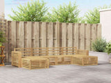Outdoor Sofa Set 6 pcs White 257 x 122.5 x 73 cm 3392279