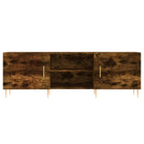 TV Cabinet Smoked Oak 150x30x50 cm Engineered Wood 829089