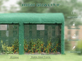 Walk-in Greenhouse, Tomato Greenhouse Double Doors & 4 Windows, Garden Plant Growth Green House T3398P314746