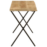 Bench with Live Edge 105 cm Solid Wood Mango 372759