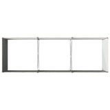 Raised Garden Bed Wood Brown 240 x 80 x 55 cm cold-rolled steel 8006405