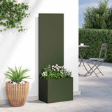 Garden Privacy Screen Olive green 50 x 150 cm Cold-rolled steel 876444