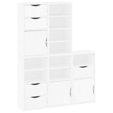 Side Cabinets 5 pcs "ODDA" White 40x24x79 cm Solid Wood Pine 3365367