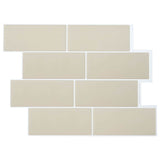 Decorative Stickers 50 pcs Beige 29 x 21 cm 42021250