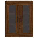 Wall Mounted Cabinets 2 pcs Brown Oak Engineered Wood 3197912
