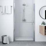 ZNTS Shower Door Tempered Glass 81x195 cm 146655