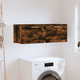 Wall Cabinet Smoked Oak 100x36.5x35 cm Engineered Wood 830121