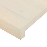 Stair Tread 20 pcs 80 x 25 x 2 cm White Solid Oak Wood 3449502