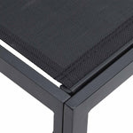Garden Sofa Set with Cushion Black Aluminium 3378932