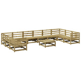 11 Piece Garden Sofa Set Impregnated Wood Pine 3299647