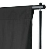 Backdrop Cotton without Stand Black 500x300 cm 190006