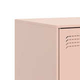 TV Cabinets 2 pcs Pink 67x39x44 cm Steel 841634