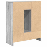 Sideboard with Drawers and Doors Grey Sonoma 73x31x90 cm 861855