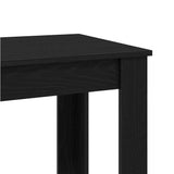 Bar Table Black Oak 51 x 50 x 103.5 cm Engineered Wood 868078