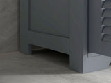 Three-Part Bathroom Storage Unit, with Shelf, Drawers & Cupboard - Grey T3398P344537
