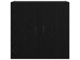 Wall-Mounted Cabinet 2 pcs Black Oak 69.5 x 34 x 90 cm 3394553