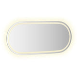 LED Bathroom Mirror 100x45 cm Oval 353287
