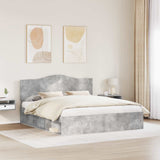 Bed Frame with Headboard Concerte 180 x 200 cm Solid Pine Wood 3413275