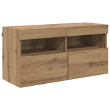 TV Wall Unit 4 pcs Artisan Oak Engineered Wood 3402966