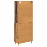 Highboard Old Wood 69.5 x 32.5 x 180 cm Engineered Wood 3415608