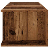 TV Cabinet with LED Lights Old Wood 135x39x30 cm Engineered Wood 856323