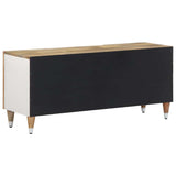 ZNTS TV Cabinet 105x33.5x46 cm Solid Wood Mango 4018664