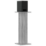 Speaker Stands 2 pcs Grey Sonoma 30x30x80 cm Engineered Wood 852668