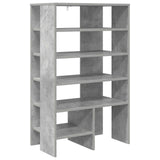 Shoe Cabinet with Shelf 2 pcs Concrete Grey Engineered Wood 8000383