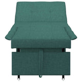 Sofa Bed Dark Green 194 x 50 x 82 cm Plywood 42008586