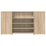 Reception Desk Sonoma Oak 200x50x103.5 cm Engineered Wood 3324180