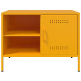 TV Cabinets 2 pcs Mustard Yellow 68x39x50.5 cm Steel 843001