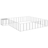 Dog Kennel Silver 31.46 m Steel 3082247