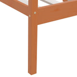 Bed Frame Honey Brown Solid pine Single Tough Bed Frame 322053
