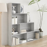 Book Cabinet Grey Sonoma 155x24x160 cm 815361