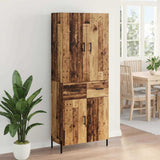 Highboard Old Wood 69.5 x 34 x 180 cm Engineered Wood 3415642