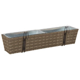 Railing 2 pcs 80 x 17 x 17 cm Metal 42026970