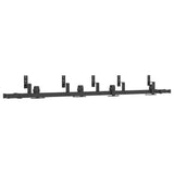 Sliding Door Hardware Kit 213,5 cm Steel Black 3295732