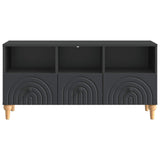 TV Cabinet Black 102 x 34.5 x 50 cm Engineered Wood 894216
